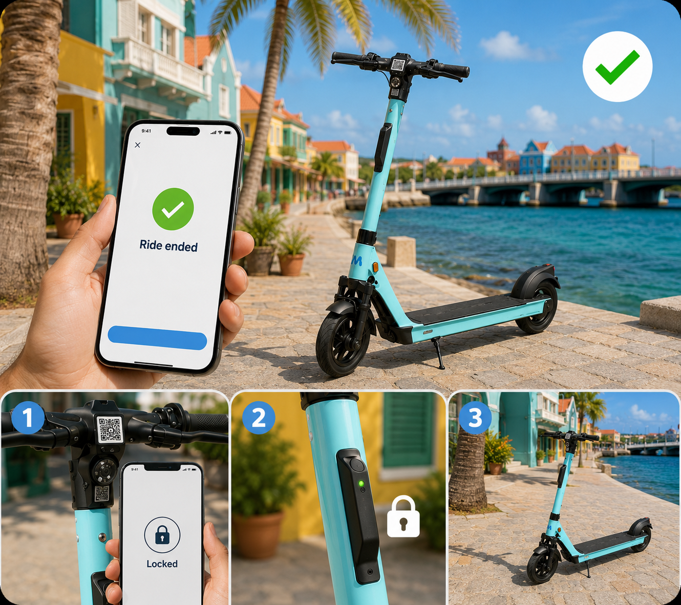 Finalizar viaje en la app